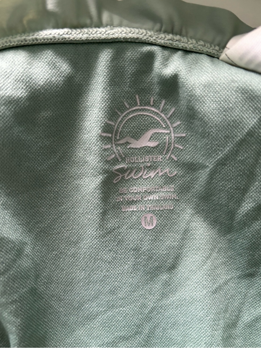 Hollister Sage Smocked Triangle Wrap Bikini - Picture 2 of 3